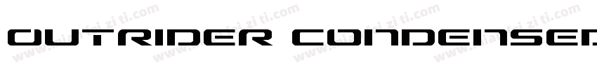 Outrider Condensed B字体转换
